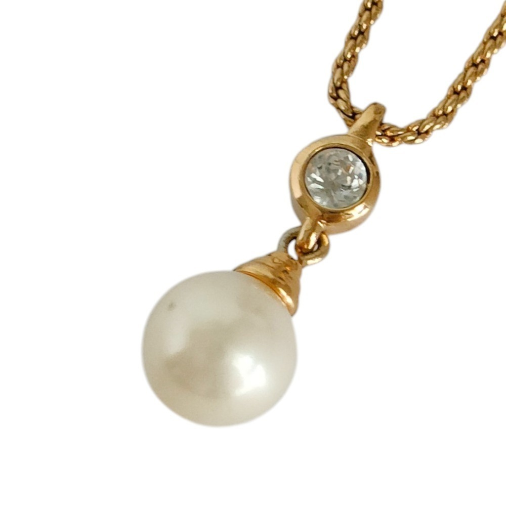 DIOR Vintage Gold Pearl Necklace